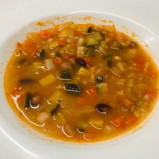 Minestrone Soup Abruzzese.